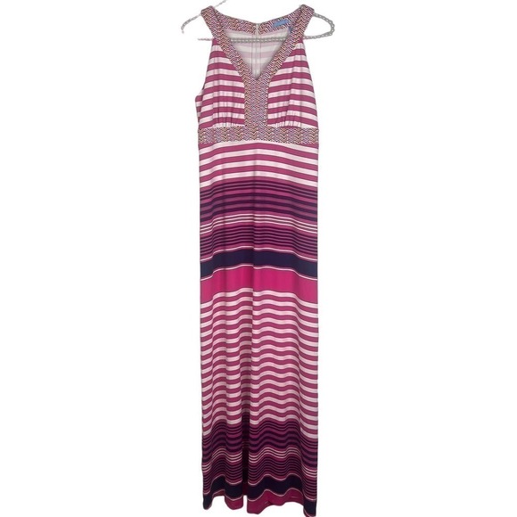 J. McLaughlin Brightly Colored Tank‎ Maxi Dress SZ XS